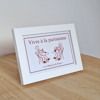 visuel encadre sur toile la maison de paris