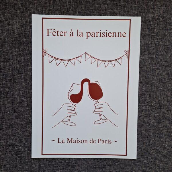 Affiche sur tasseaux - Fêter à la parisienne – Image 2