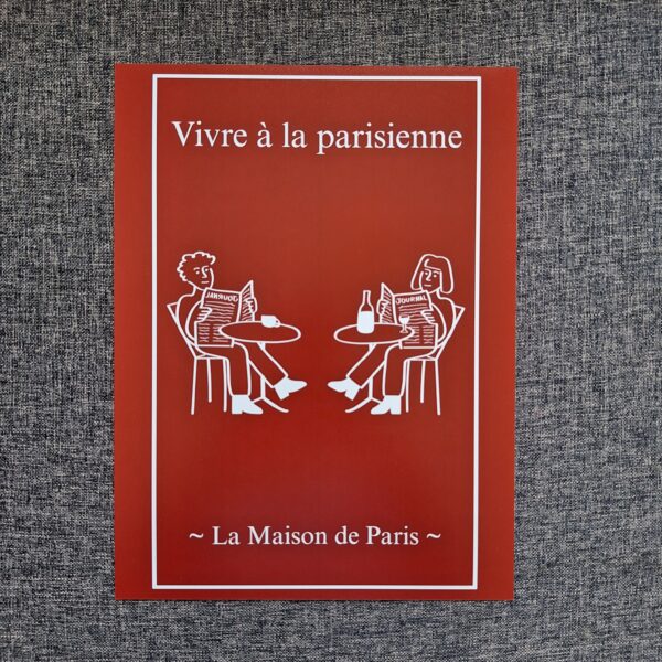 Affiche sur tasseaux - Vivre à la parisienne