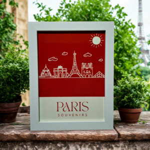 Illustration Collection Paris Souvenirs - Vue Paris