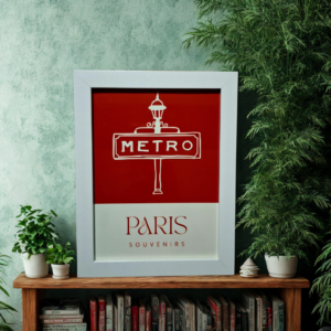 Illustration Collection Paris Souvenirs - Métro
