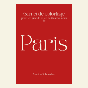 Carnet de coloriage Paris