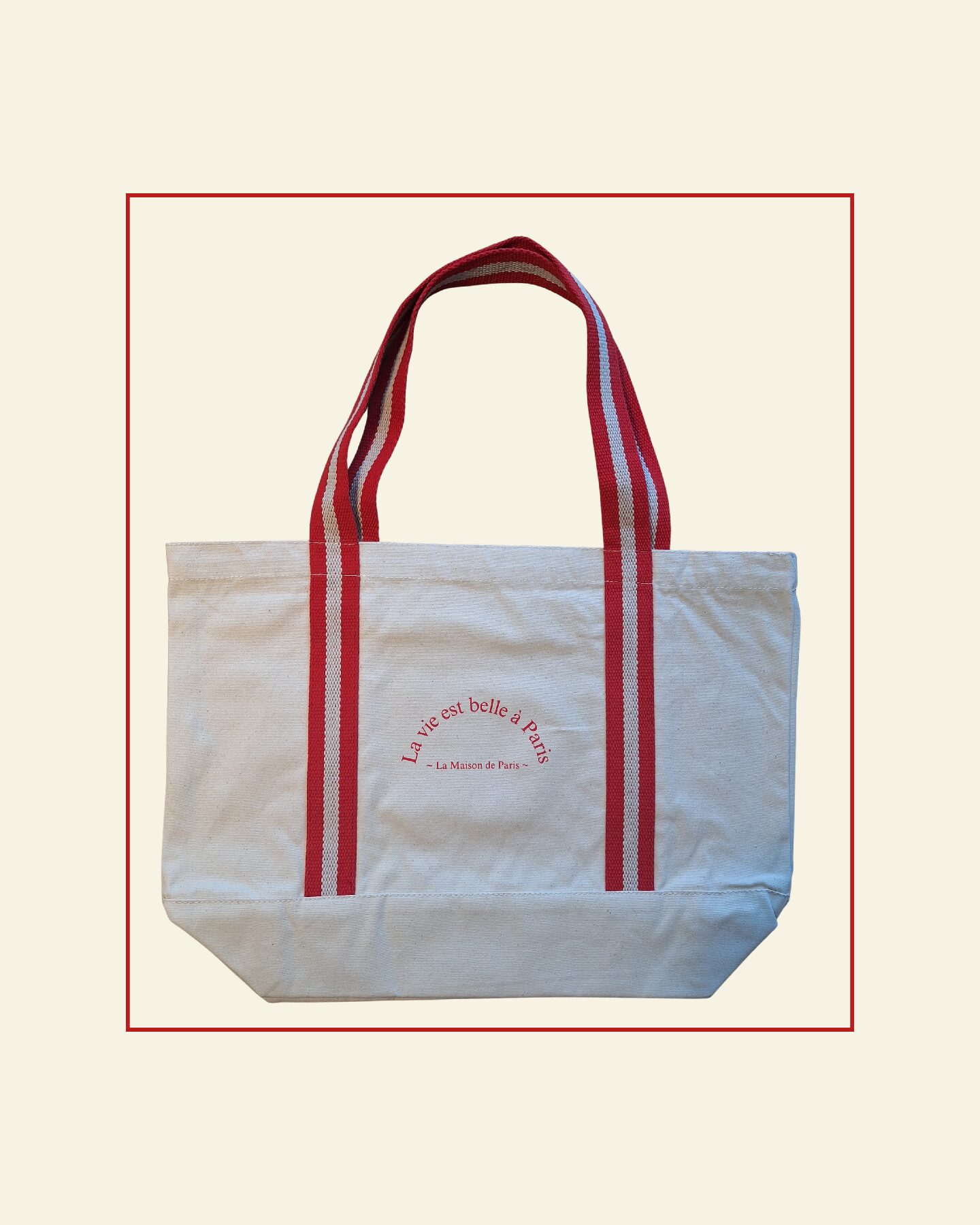 Sac Cabas La vie est belle à Paris