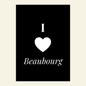 Carte I love Beaubourg