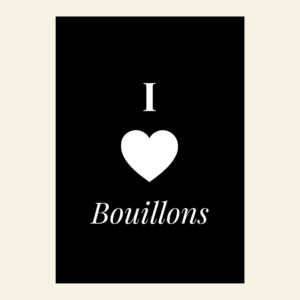 Carte I love Bouillons