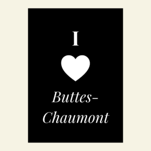 Carte I love Buttes-Chaumont