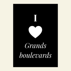 Carte I love Grands Boulevards