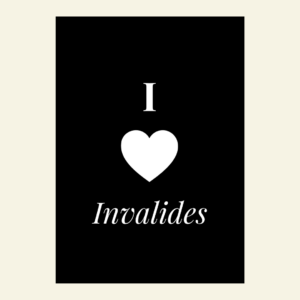Carte I love Invalides