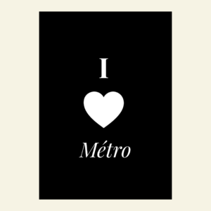 Carte I love Métro