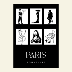 Carte Paris Souvenirs Personnalités
